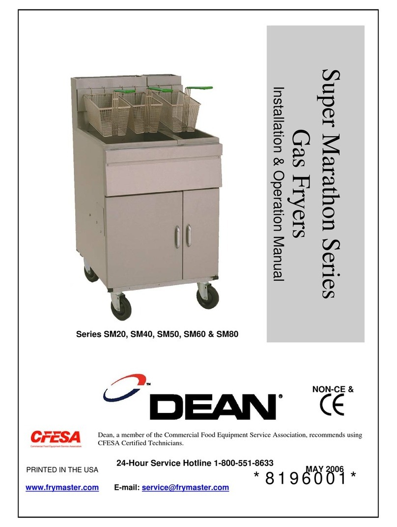 Frymaster SM80 User manual