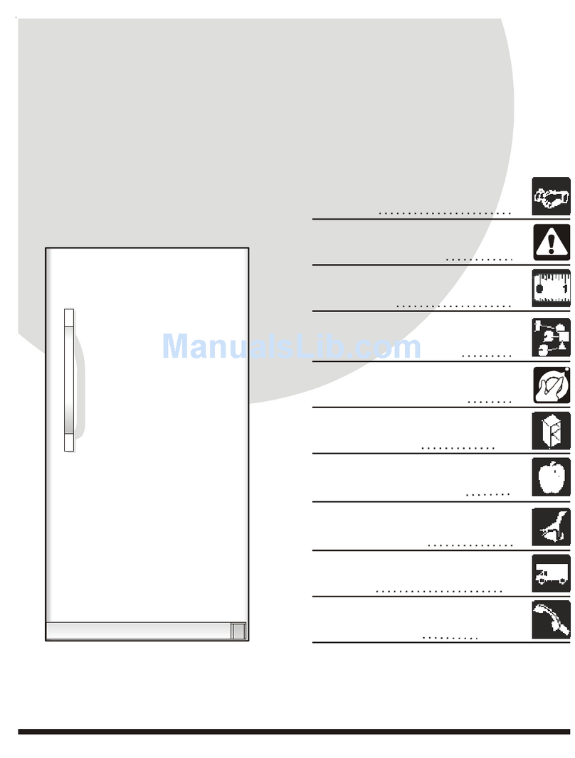 Frigidaire Single Door Refrigerator 297005500 User manual