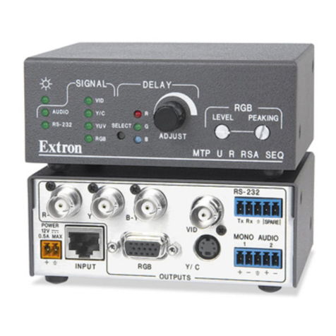 Extron electronics MTP U R A User manual Extron electronics MTP U R A User manual