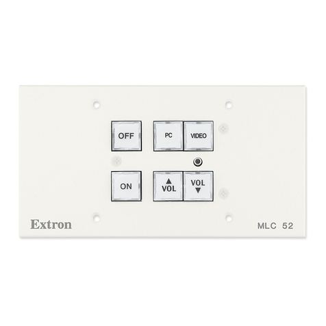 Extron electronics Basic MediaLink Controllers MLC 52 RS User manual Extron electronics Basic MediaLink Controllers MLC 52 RS User manual