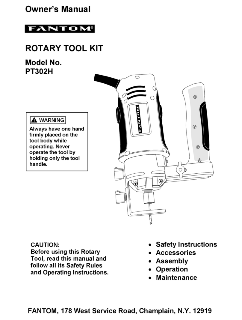 Fantom FANTOM PT302H owner's manual