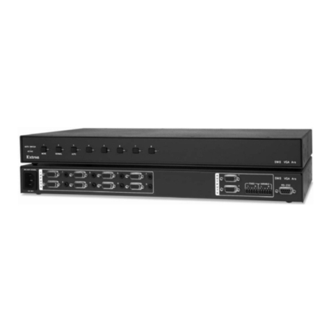 Extron electronics SW12 VGA Ars User manual