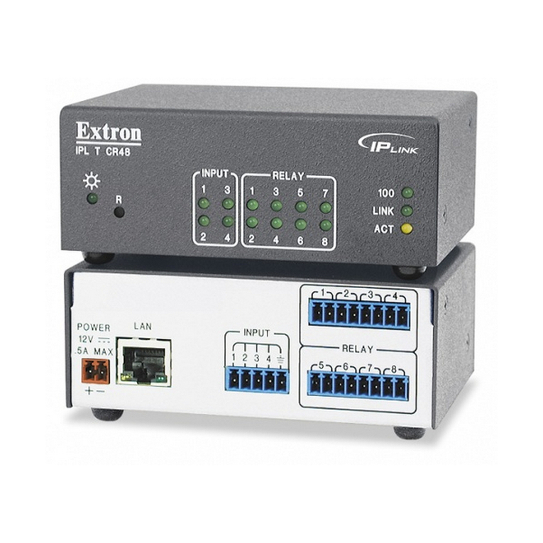 Extron electronics IPL T CR48 user manual