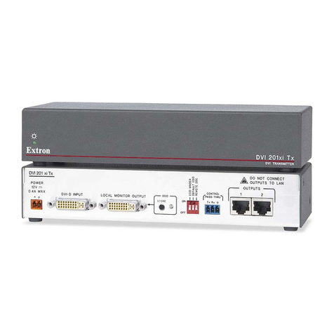 Extron electronics DVI 201xi TX User manual