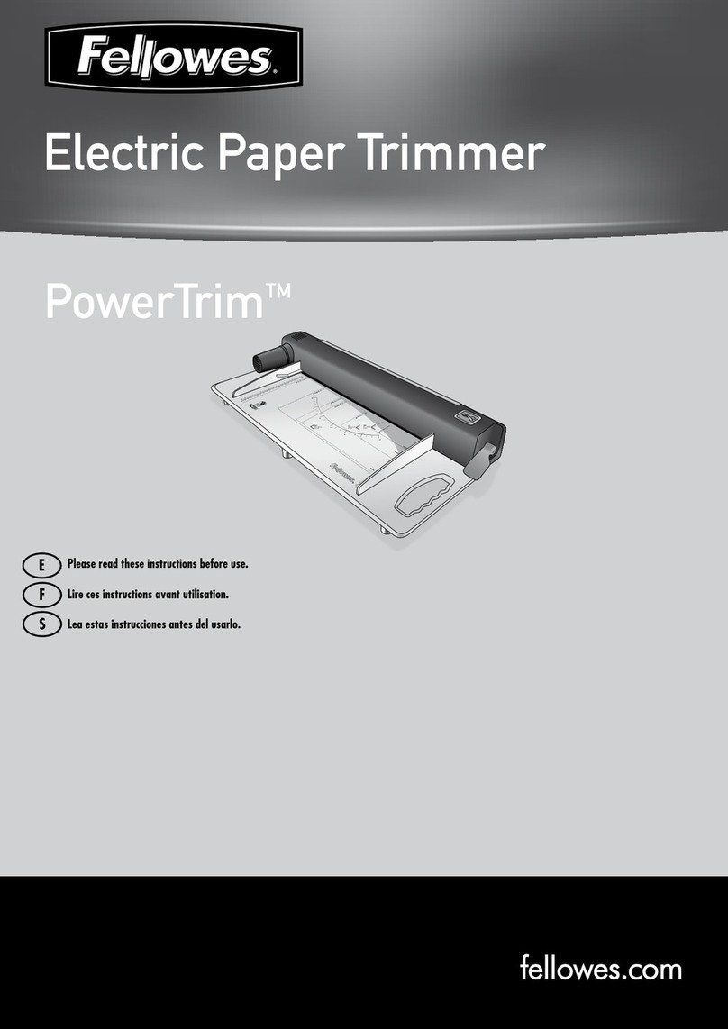 Fellowes PowerTrim instructions Fellowes PowerTrim instructions