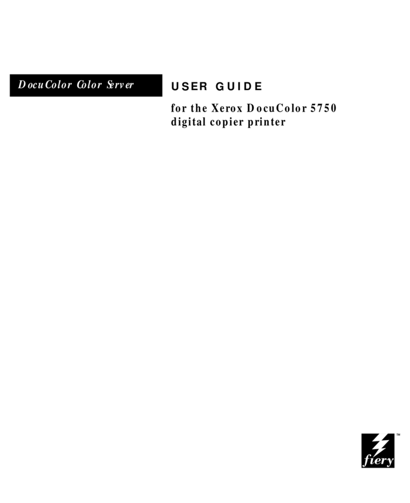 Xerox DocuColor 5750 User manual