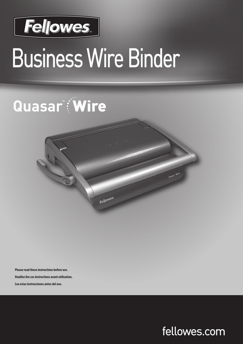 Fellowes Quasar Wire instruction manual