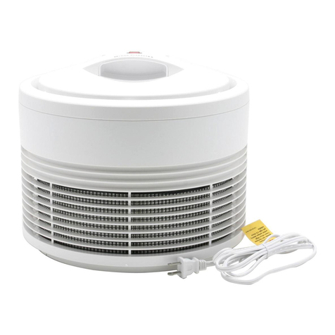 Honeywell 50100 - Enviracaire Air Purifier User manual