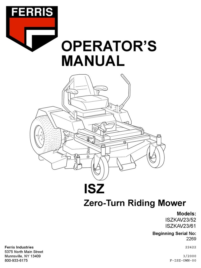 Ferris ISZKAV23/52 User manual