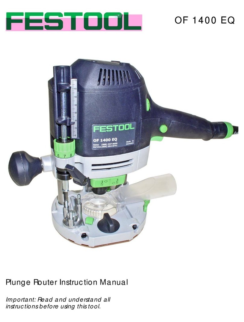 Festool Plunge Router I instruction manual