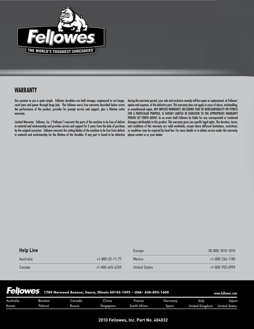 Fellowes SB-125Ci User manual