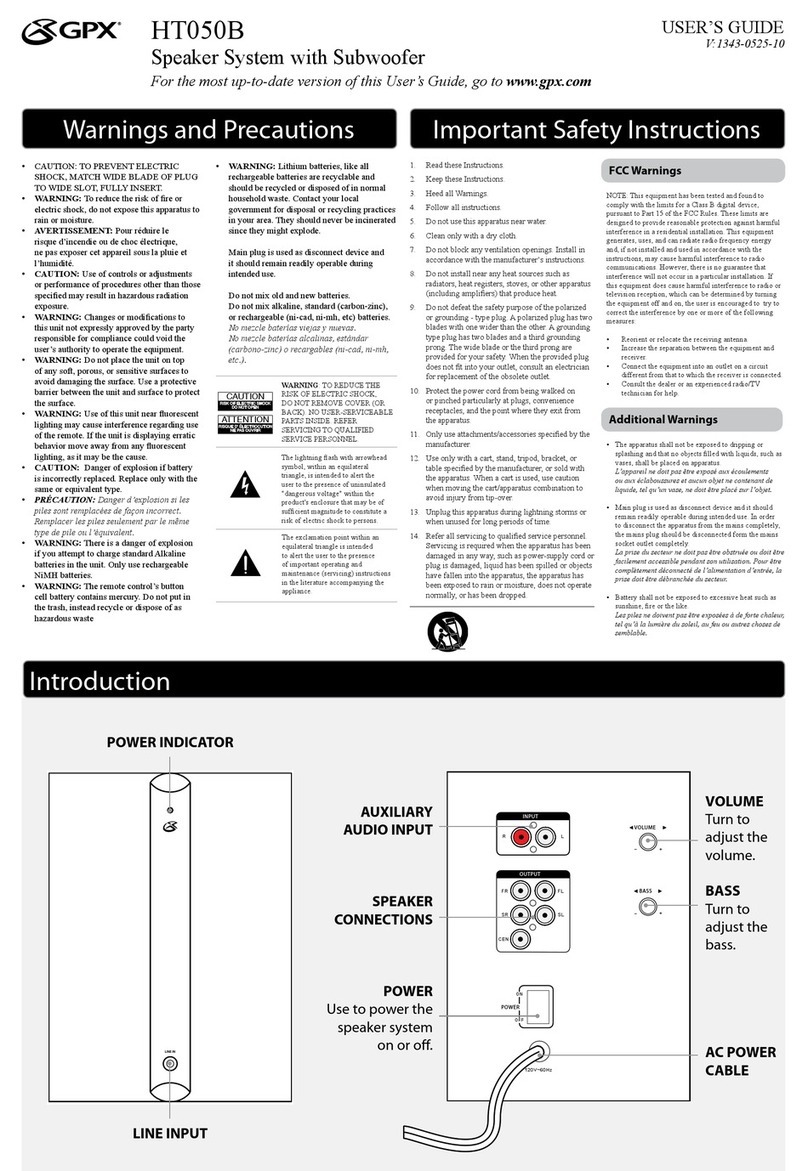 GPX HT050B user guide