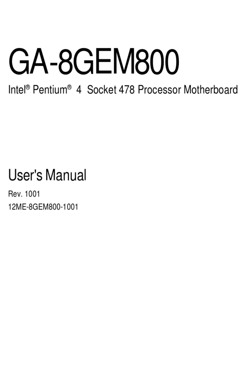 Gigabyte GA-8GEM800 user manual