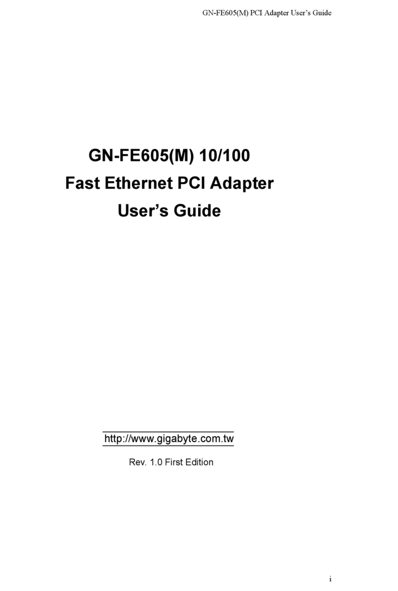 Gigabyte GN-FE605(M) user guide
