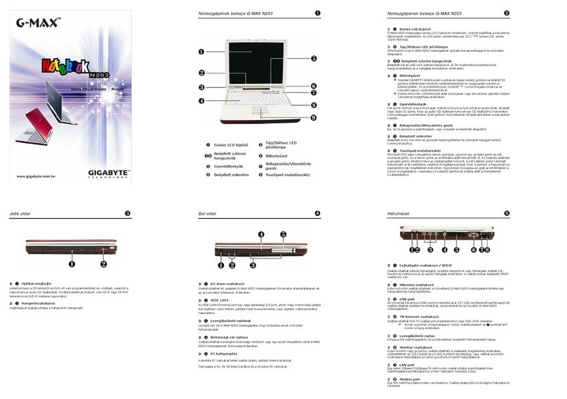 Gigabyte G-MAX N203 User manual