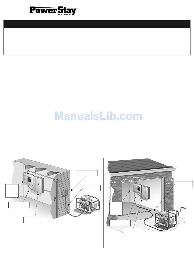 GenTran PowerStay 200660 User manual
