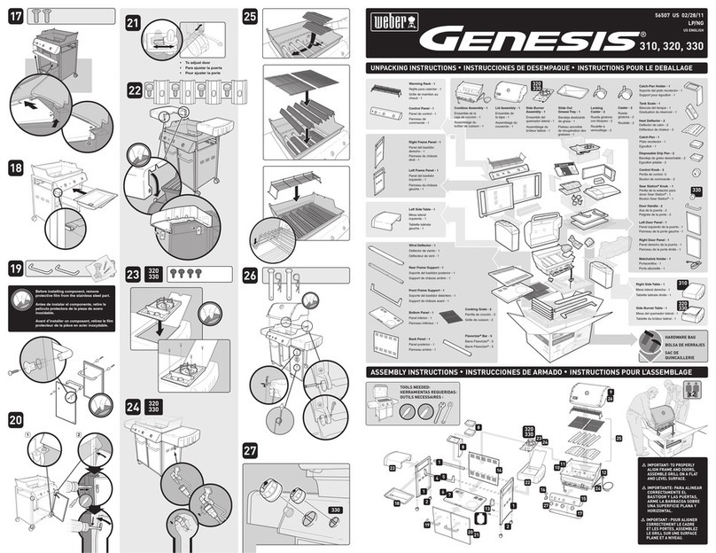 Weber Genesis 310 user manual