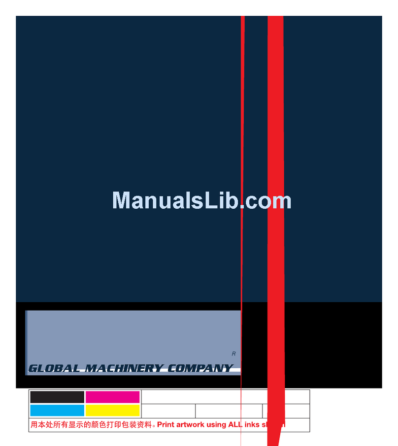 Global Machinery Company POL1450M instruction manual