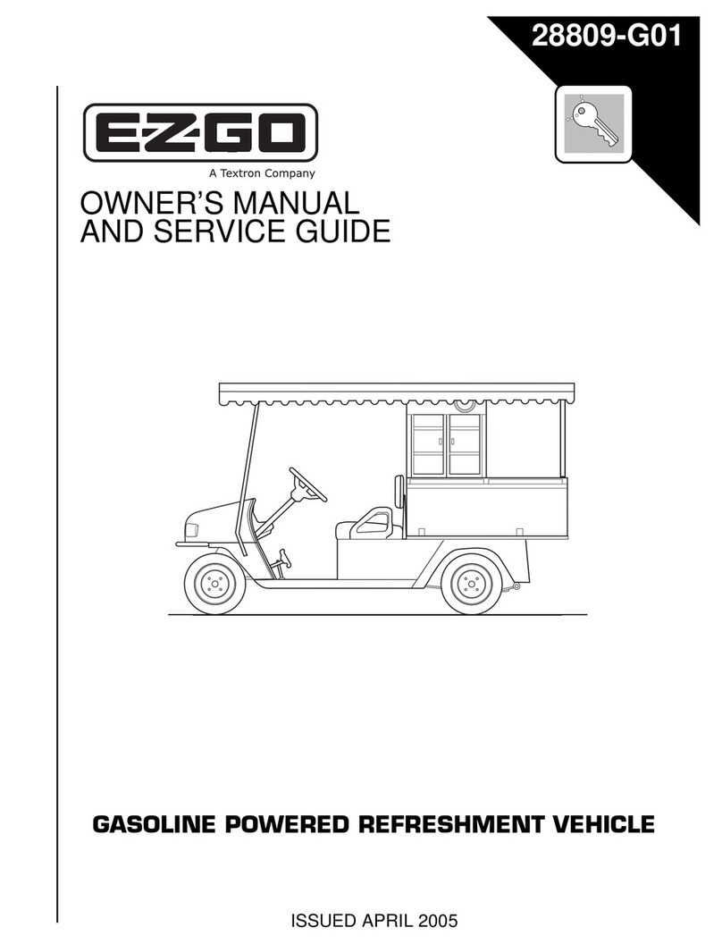 Ezgo 28809-G01 Owner's manual and service guide Ezgo 28809-G01 Owner's manual and service guide