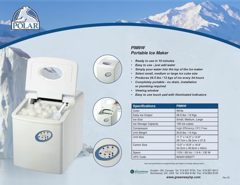 Polar Electro PIM9W Specification sheet