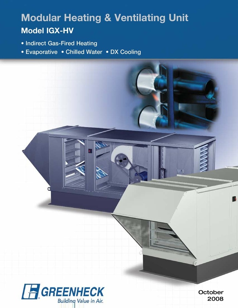 Greenheck IGX-HV User manual