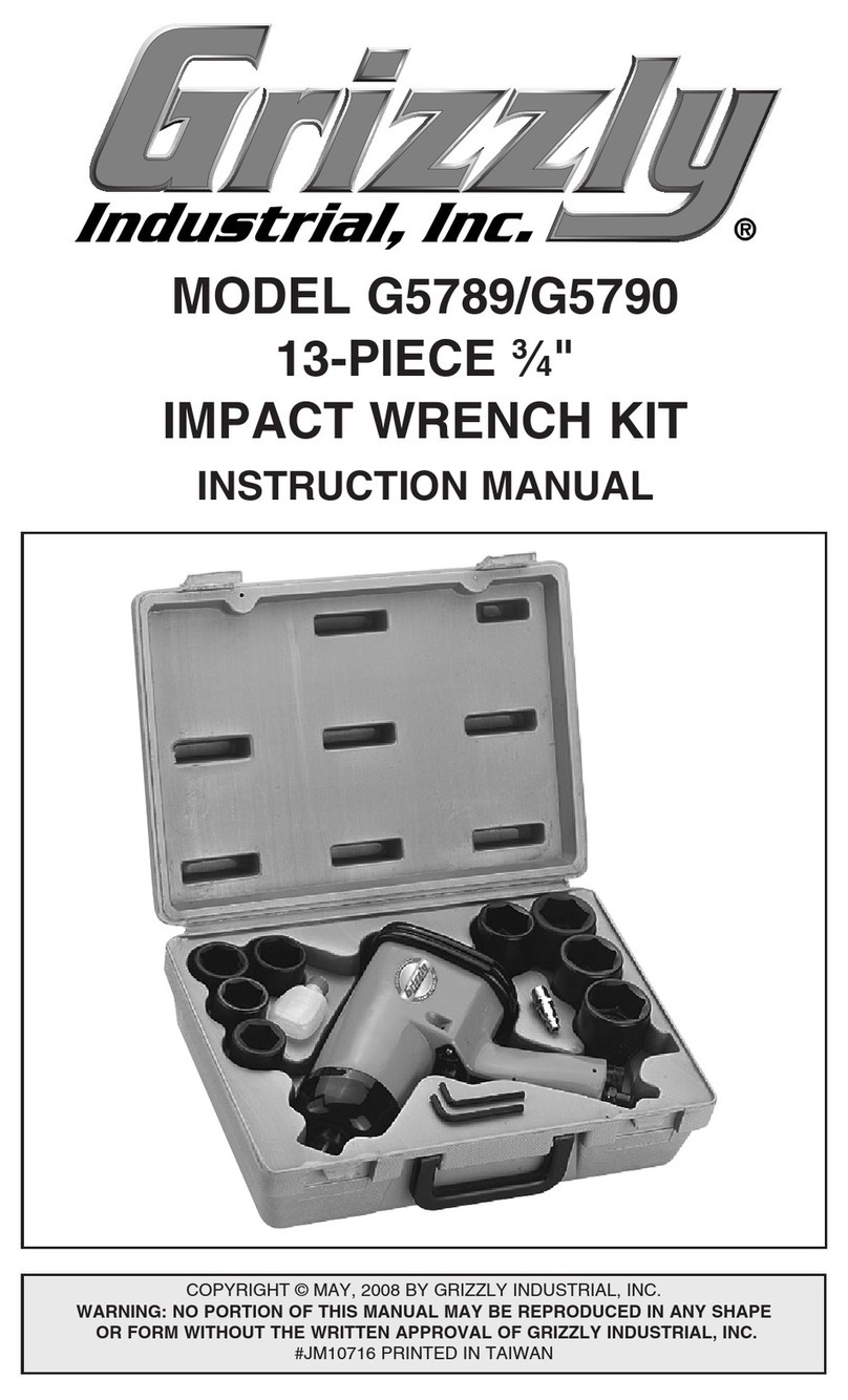 Grizzly G5789 User manual