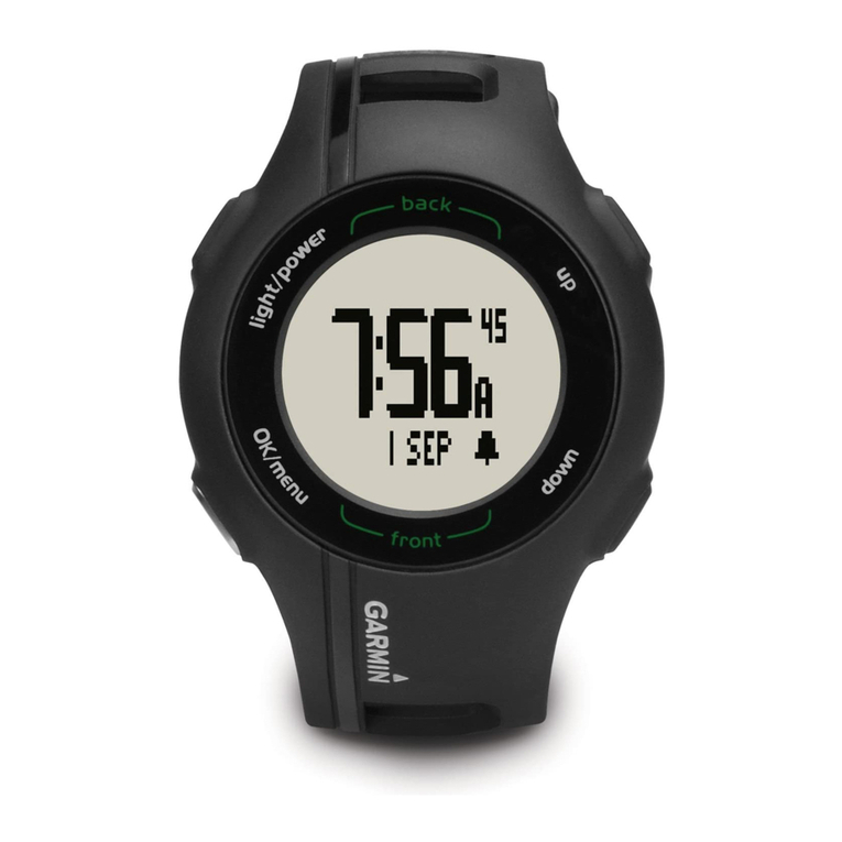 Garmin Approach S1 User manual