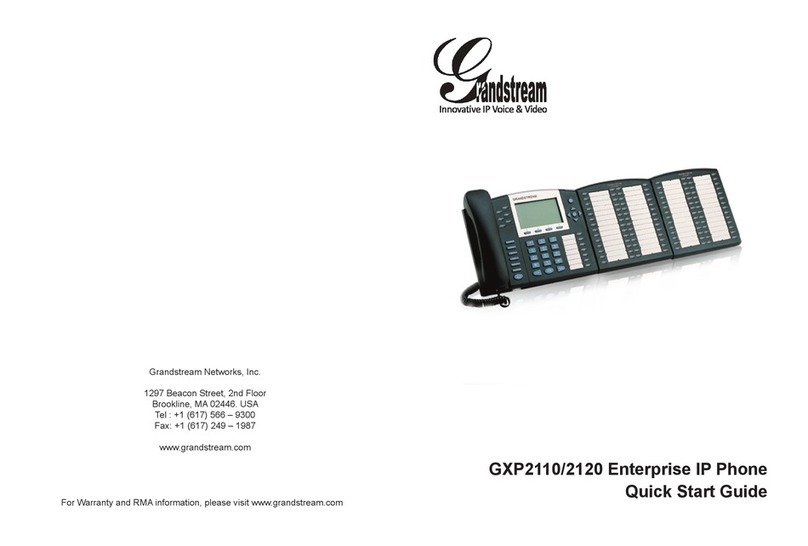 Grandstream Networks GXP2110 User manual