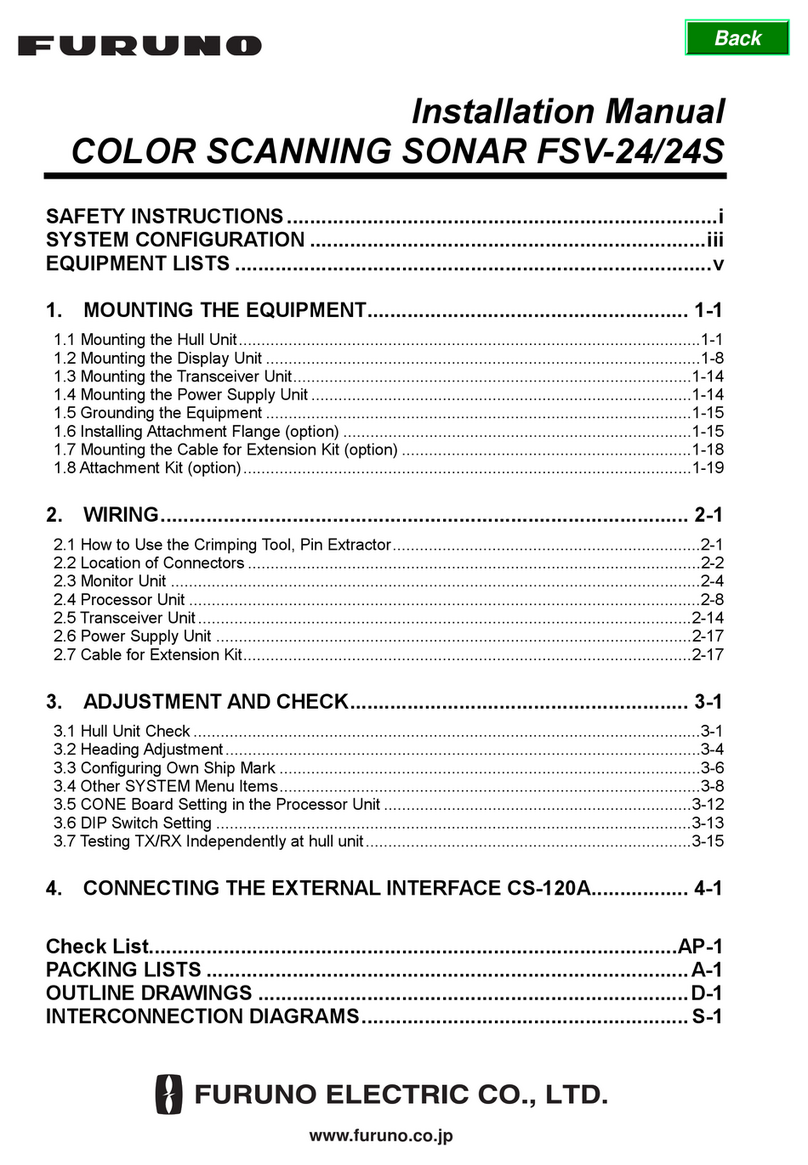 Furuno FSV-24 installation manual