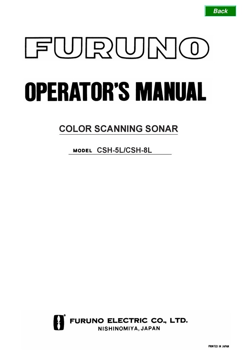 Furuno CSH-5L/CSH-8L Operator's manual Furuno CSH-5L/CSH-8L Operator's manual