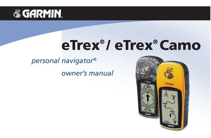 Garmin eTrex Camo - Hiking GPS Receiver owner's manual