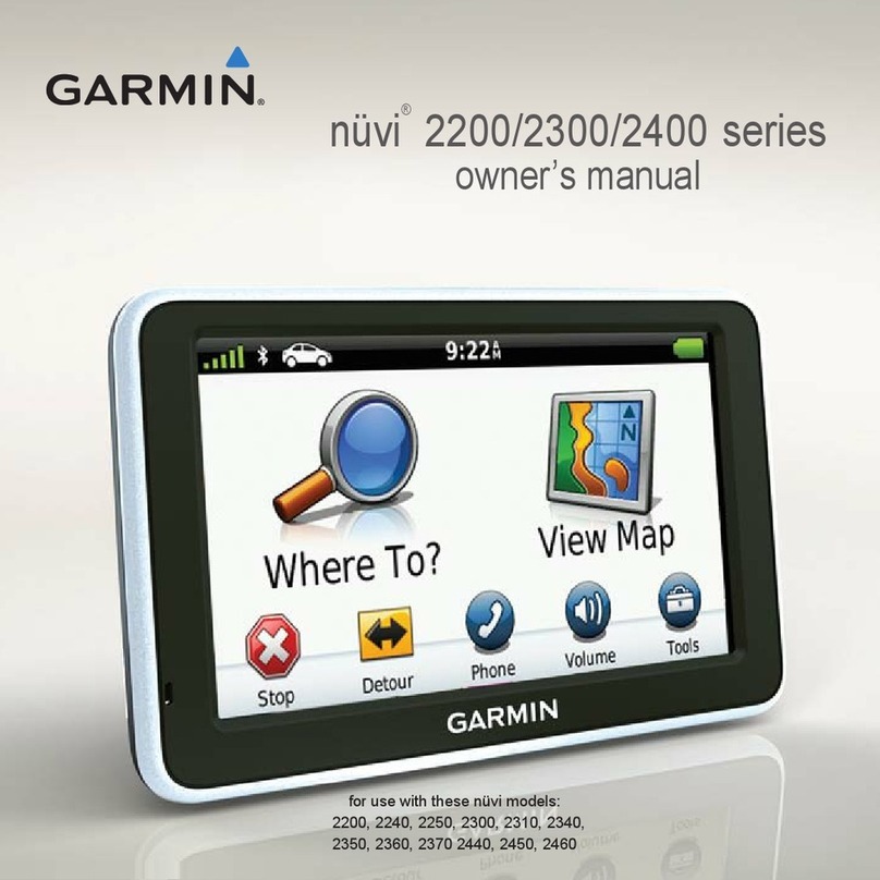 Garmin 2200 owner's manual