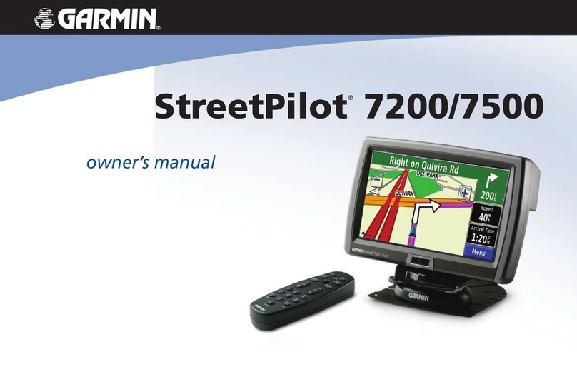 Garmin StreetPilot 7200 User manual Garmin StreetPilot 7200 User manual