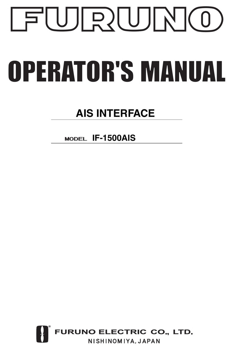 Furuno IF-1500AIS User manual Furuno IF-1500AIS User manual