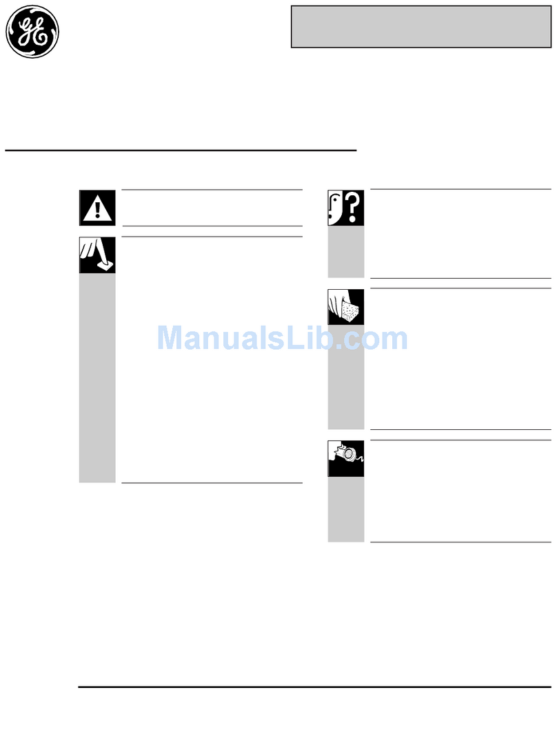 GE JDS26 User manual