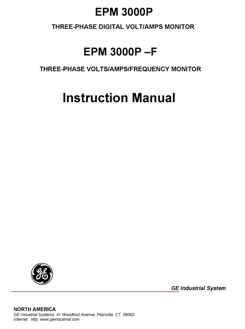GE EPM 3000P User manual GE EPM 3000P User manual