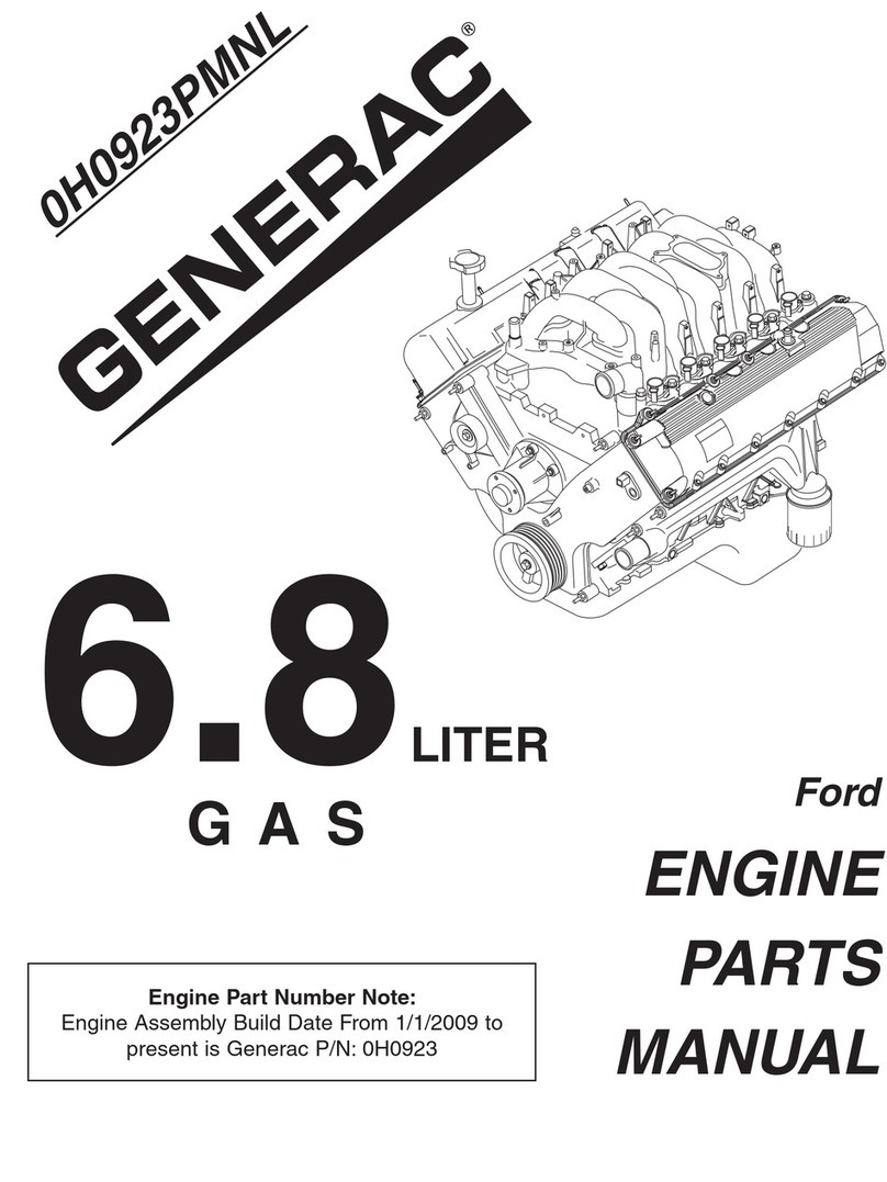 Generac Power Systems 0H0923PMNL parts manual