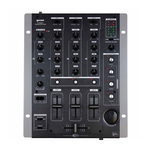 Gemini PS-626EFX User manual