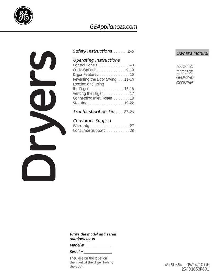 GE 234D1050P001 User manual