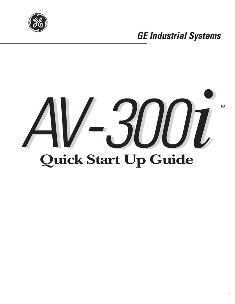GE AV-300i Quick start up guide