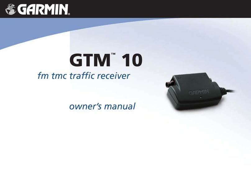 Garmin GTM 10 owner's manual
