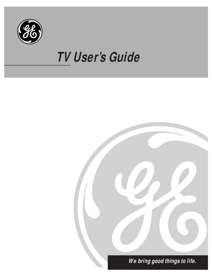 GE GE TV User manual