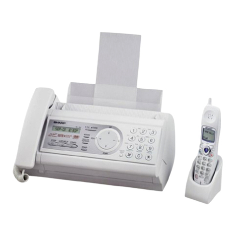 Sharp UX-CL 220 User manual
