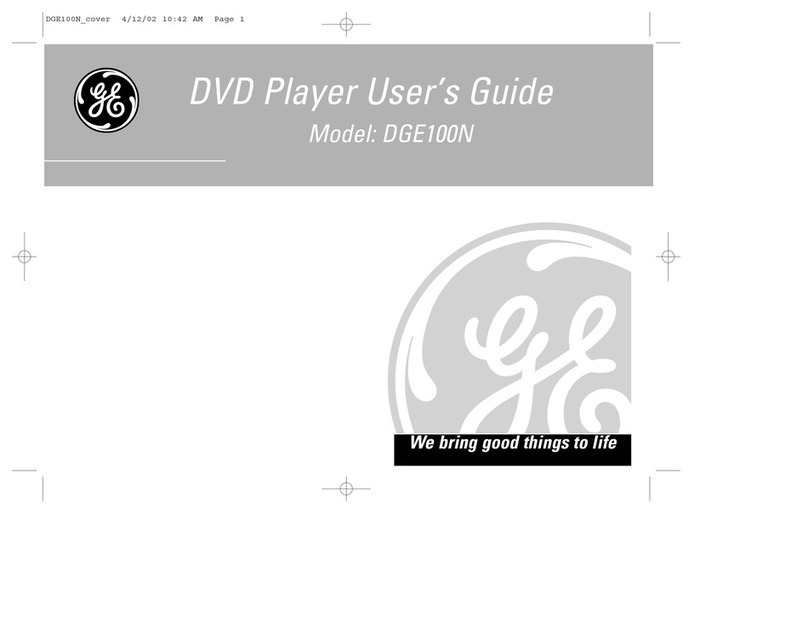 GE DGE100N User manual