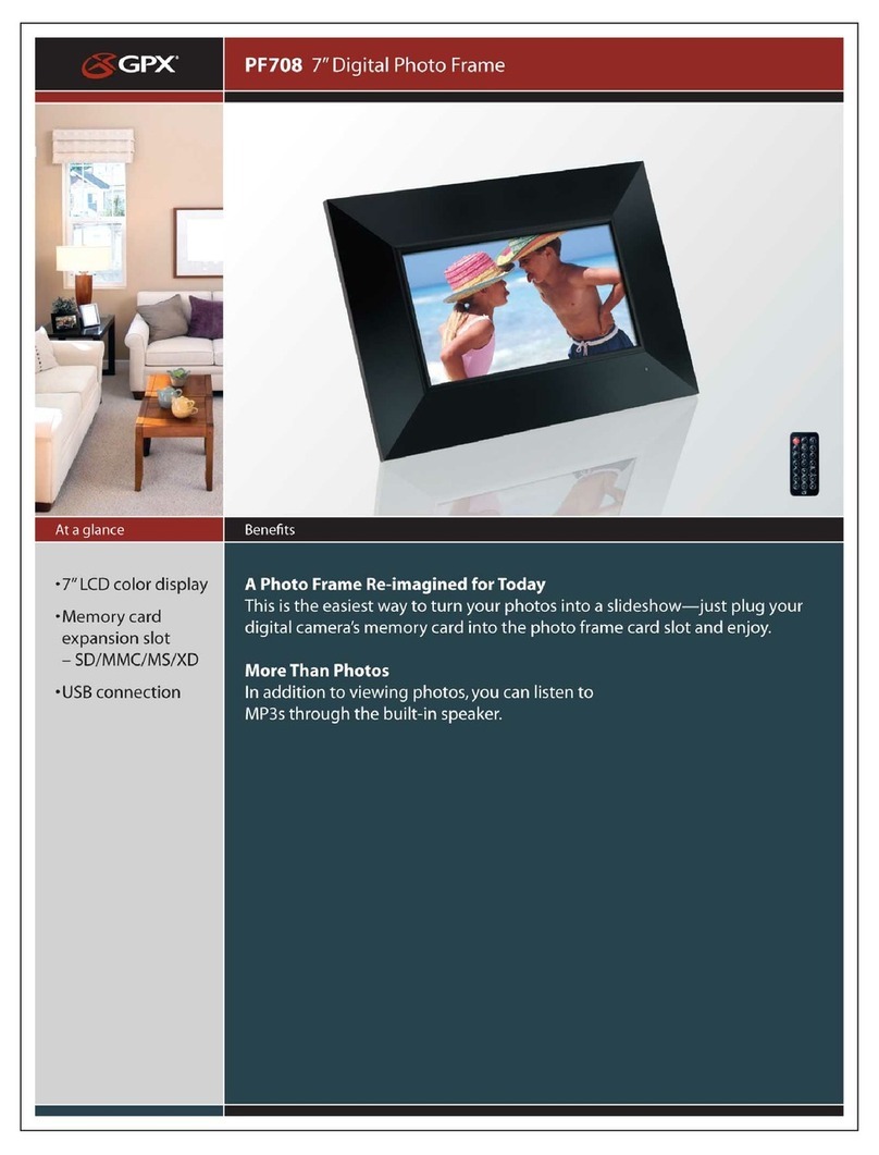 GPX PF708 User manual