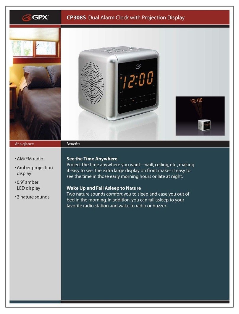 GPX CP308S Specifications