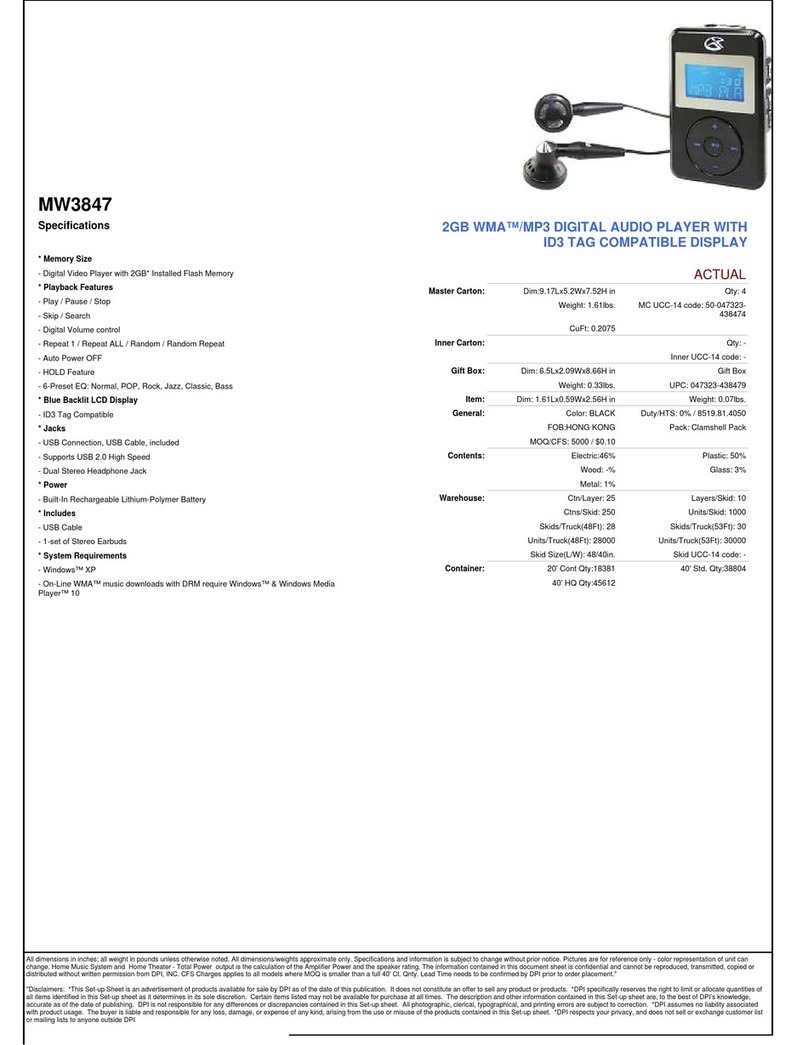 GPX MW3847 User manual