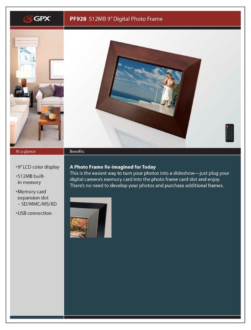 GPX PF928 Specifications