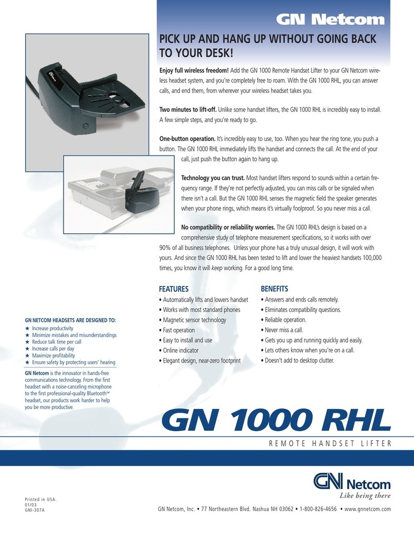 Jabra GN1000 datasheet