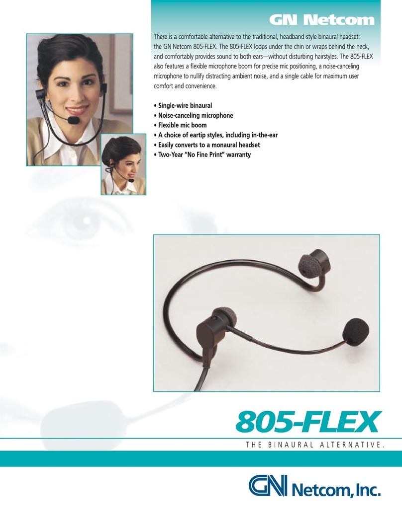Jabra 805 Flex Specifications